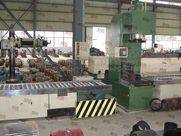 H280 pedestal plate automatic raceway line (CNC stator press)