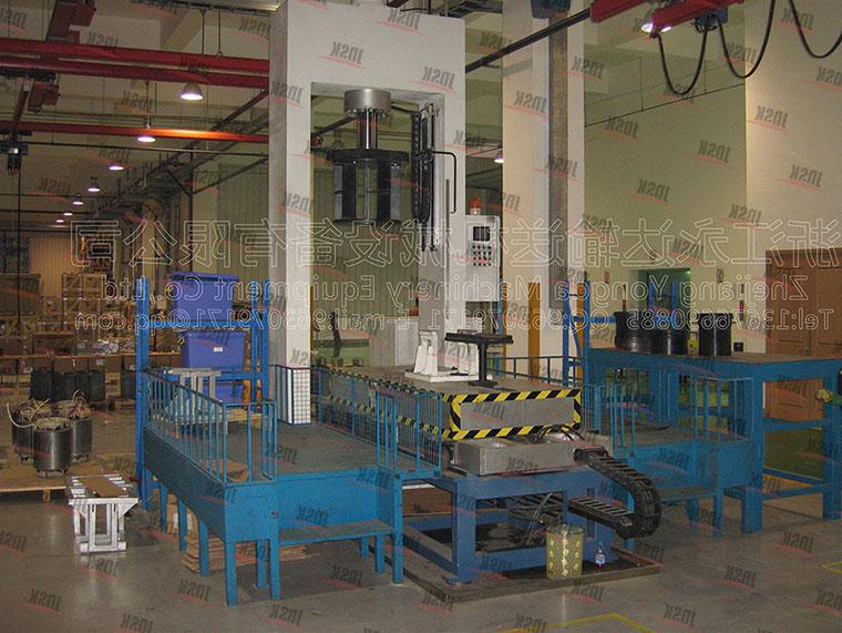 H355 NC stator machine with turnover table