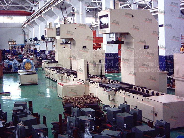 Permanent magnet traction motor assembly line