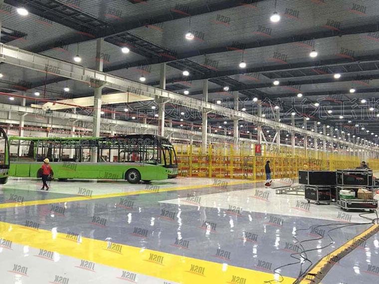 Bus assembly line